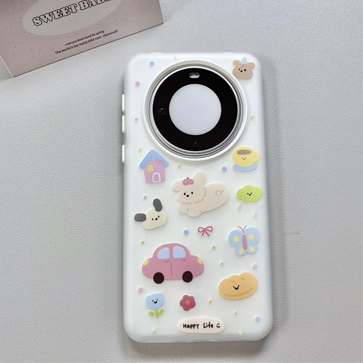 

Желейный чехол для телефона 2-в-1 Мультяшный животный автомобиль Отечественный Android для Huawei NOVA Honor Чехол для телефона Honor Play 40