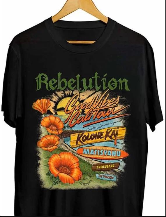 Rebelution Band Good Vibes Cali 2024 Tour T-shirt, Size S-4XL