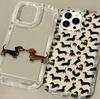 Dachshund Silhouette Dog Phone Case for iPhone 17 16e 16 15 14 13 12 11 Pro Max 7 8 Plus X XR XSMax Airbag Anti Fall Clear Cover