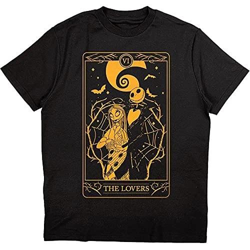 Nightmare Before Christmas T Shirt Jack and Sally Lovers Official Black S 2XL