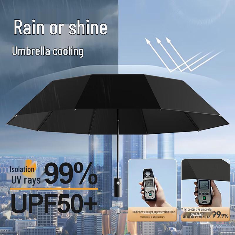 Tianwei Fully Automatic Windproof Sun and Rain Umbrella