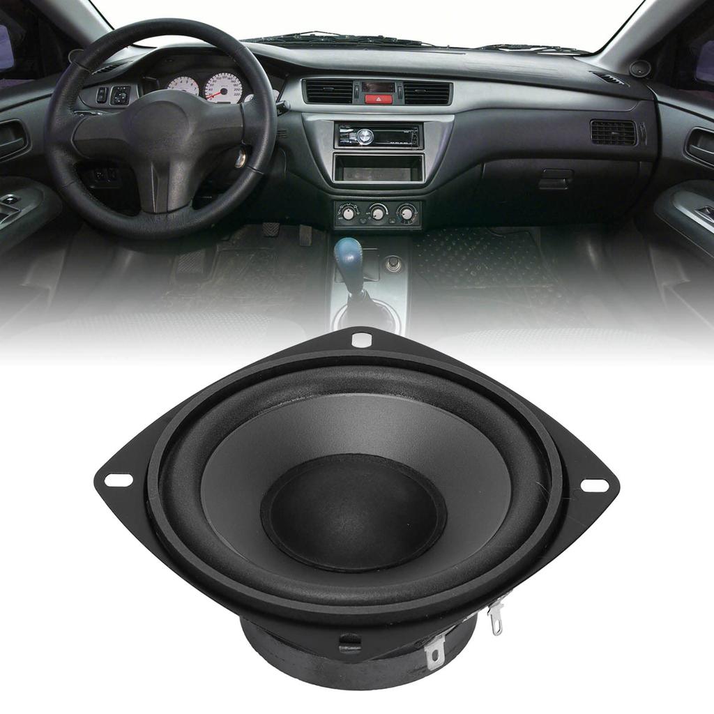 400W Autolautsprecher Klarer Klang Koaxial 4" Lautsprecher für Auto LKW Schwarz