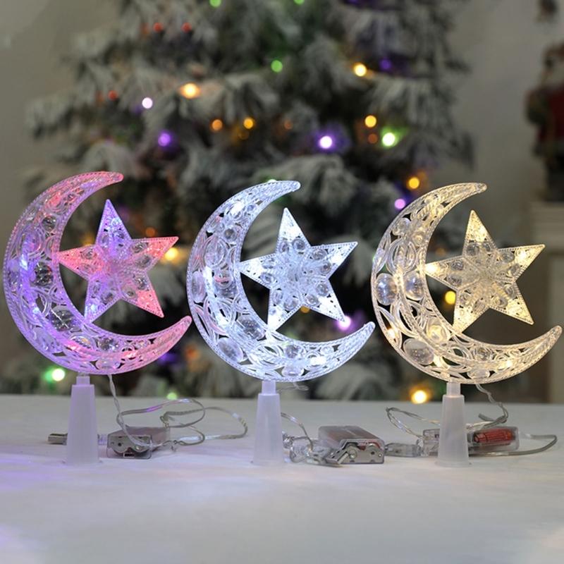 Festlicher Weihnachtsbaumstern Anhänger Schimmerndes Finish für Bäume allgemeiner Größe Feiern Sie Weihnachten mit Stil Anhänger