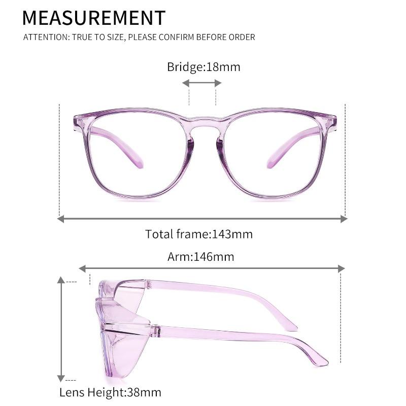 Anti Fog Safety Glasses Blue Light Blocking UV Protection Goggles for Men Women Anti Dust Protective Eyewear