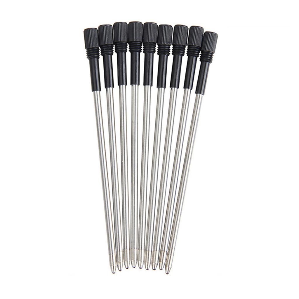 10Pcs Replaceable Ballpoint Pen Refills Ballpoint Metal Refills Metal Refill for Twist Action Ballpoint Pens 1.0mm Tip
