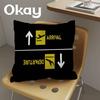 Pilot Captain Stripes Pillowcase Toon Gift Cushion Cover Bedroom Home Sofa Chair Seat Decor Pillow Case
