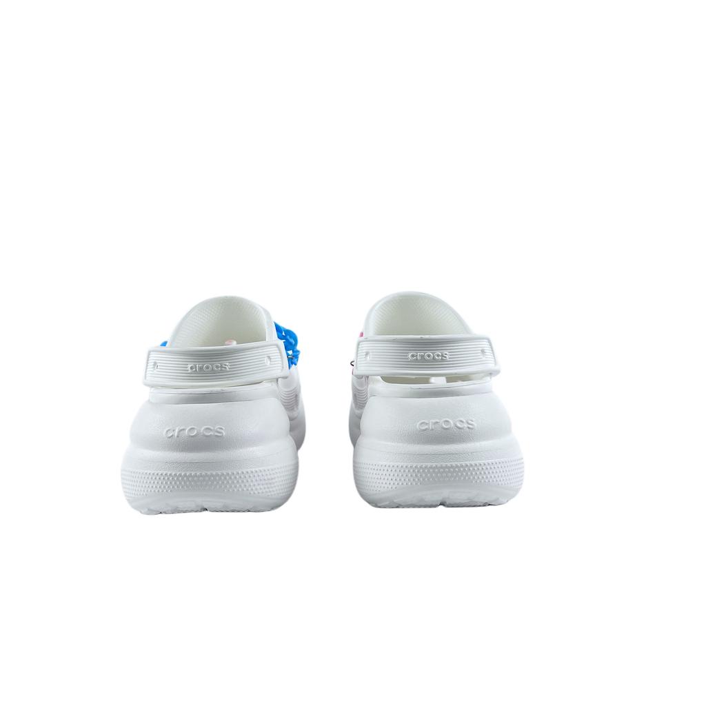 Crocs Crush Clog EVA Colourful Star Miracle Fashion and Versatile Comfortable and Casual Hole Shoes for Men and Women White