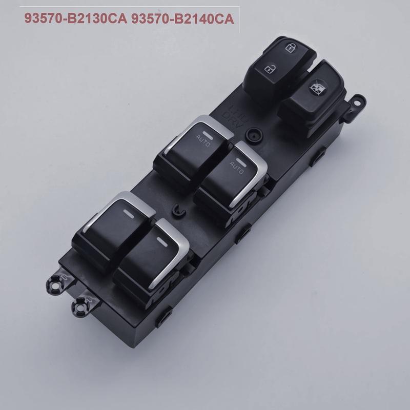 2 AUTO 93570B2130CA Power Window Main Control Switch Chroem For KIA SOUL 2014-2019 Window Regulator Button Switch 93570-B2140CA