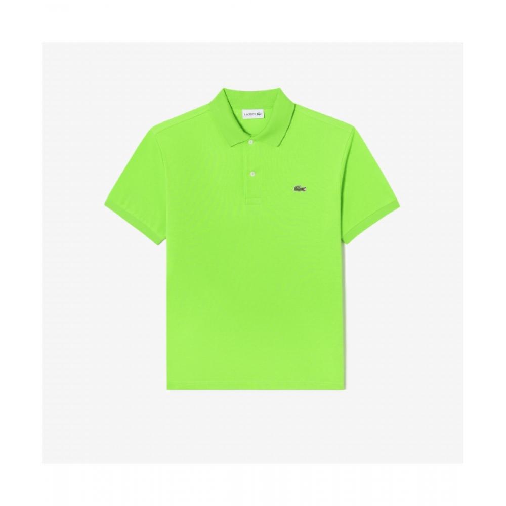 

Lacoste Мужская базовая футболка-поло французского стандартного кроя с короткими рукавами [неоново-зеленый]