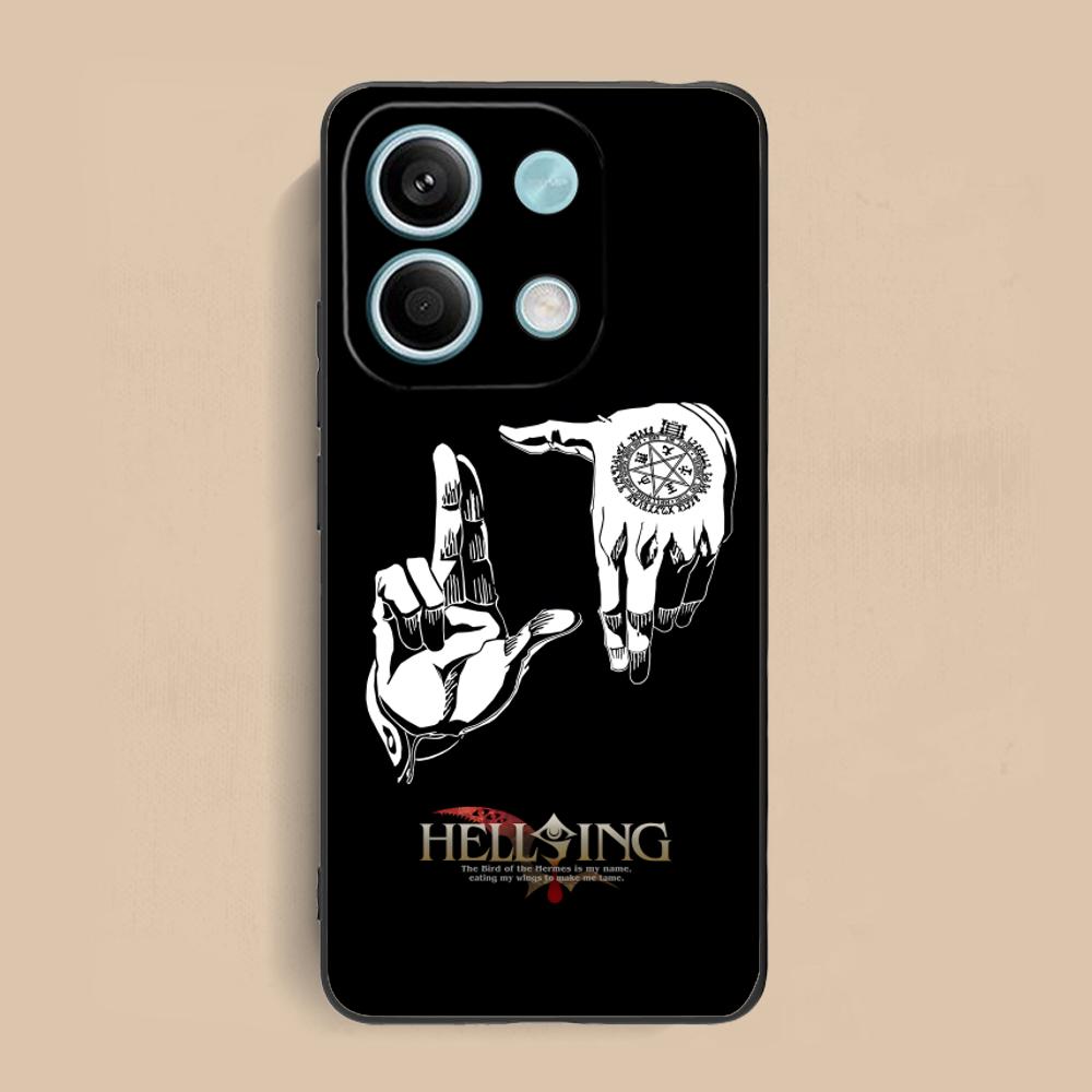 Anime Alucard Hellsing Phone Case for Xiaomi Redmi Note 14 13 12 11 S Pro Plus 4G 5G Colorful Printing Cover Luxury Cover Pretty