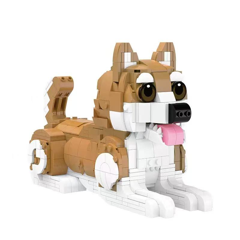 BeleDi Adorable Pet Building Blocks: Husky, Cat, Dog Educational Toy & Gift