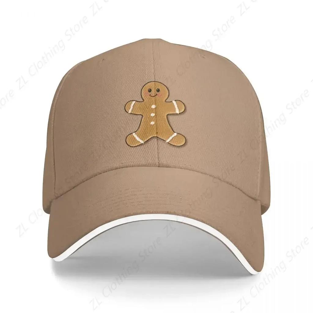 Happy Little Gingerbread Unisex Bucket Hat Baseball Cap Anime Hat Golf Designer Hat Custom Cap Trucker Hats For Unisex Womens