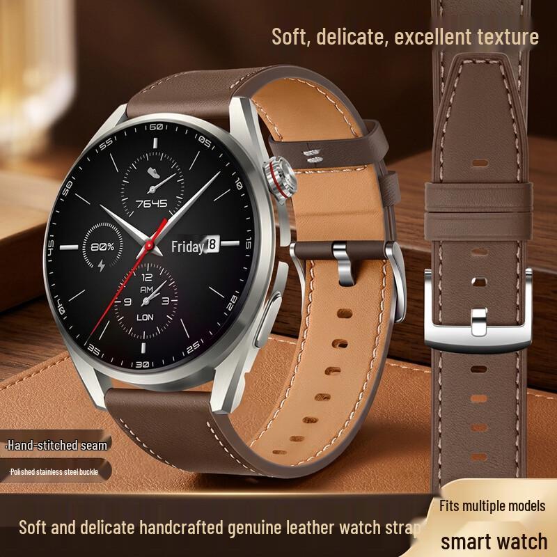 Genuine Leather Watch Band for Huawei Series