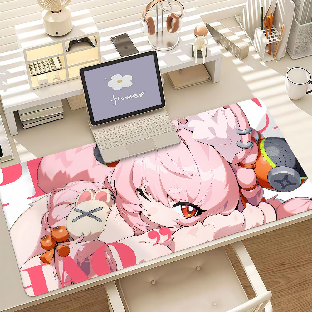 Game Zenless Zone Zero Mouse Pad Anti Slip Rubber Edge Locked Thickened Laptop Gaming Desk Mat