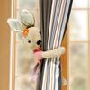 Daisy Curtain Bunny Tiebacks With Magnetic Clasp For Home Window Tool Decor