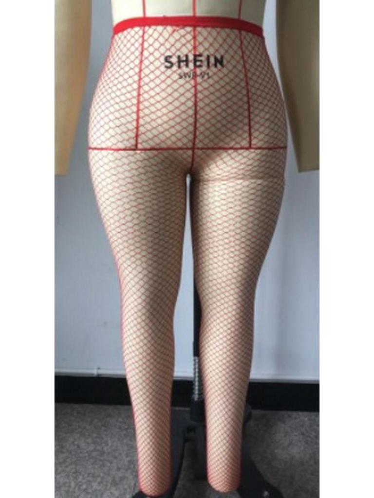 Plus Size Open Crotch Fishnet Stockings - Sexy Mesh Lingerie in Large, Medium, and Small Sizes