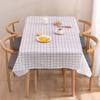 PEVA Plaid Waterproof & Oil-Proof Non-Slip Tablecloth for Dining/Coffee Table