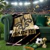 New Orleans Helmet Blanket Lightweight Flannel Bedding Blanket Perfect for Travel, Camping, Living Rooms, Offices, Sofas, Fan Christmas gift