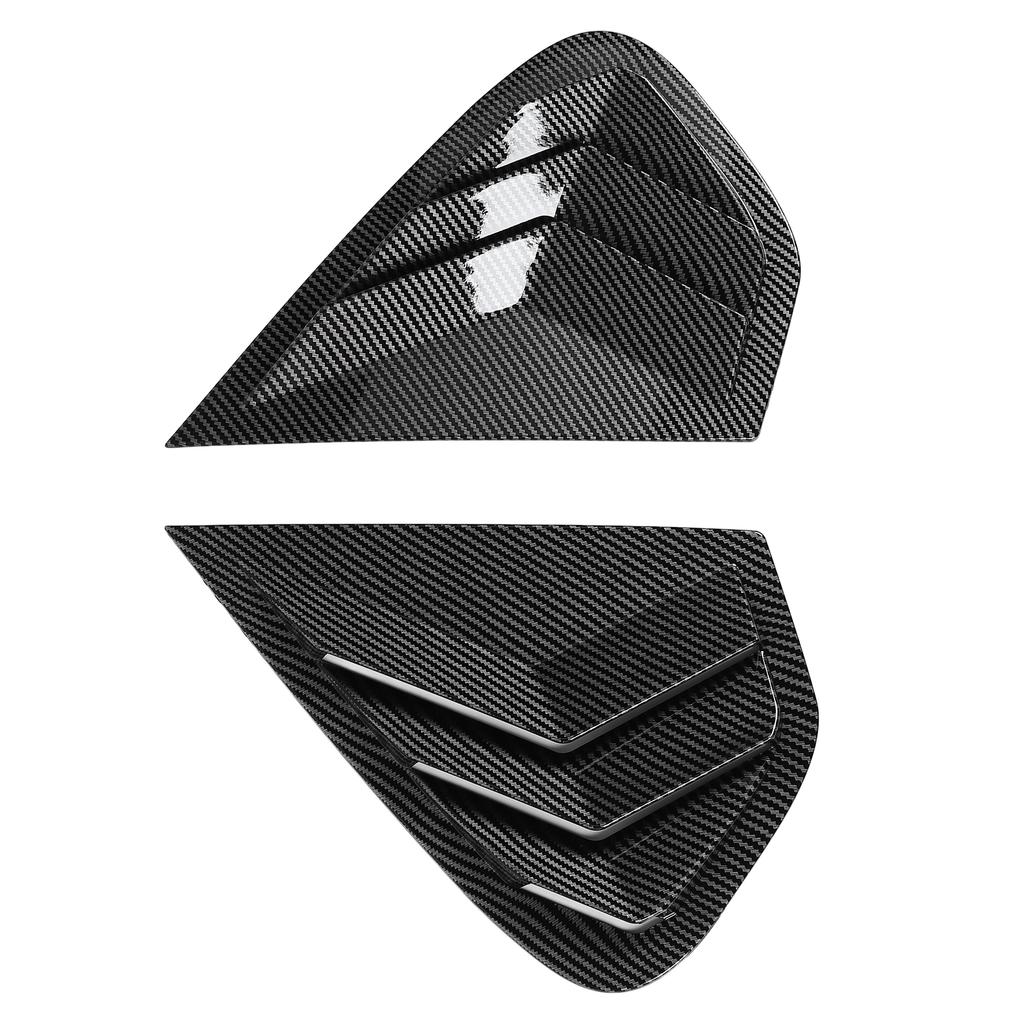 2 Pcs Rear Side Window Louver   Side Window Louvers Shutter Panel Trim for X6 E71 E72 2008 To 2014
