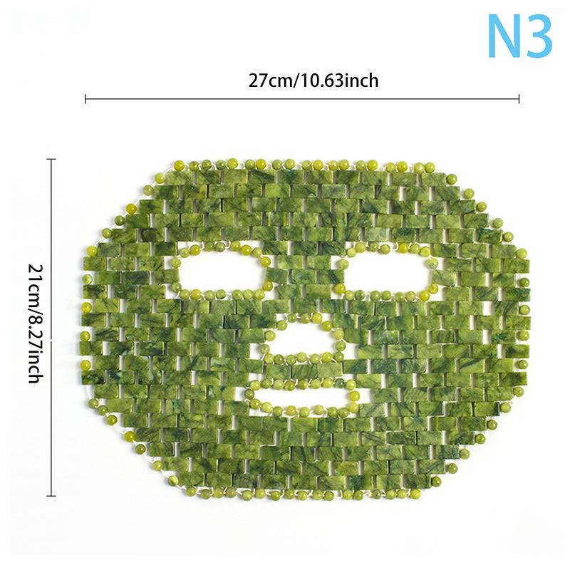 Natural Jade Eye Mask Massager Cooling Jade Eye Mask Eye For Eye Relax Sleep Massager Mask Tools Mask Care Stone Face Sleep