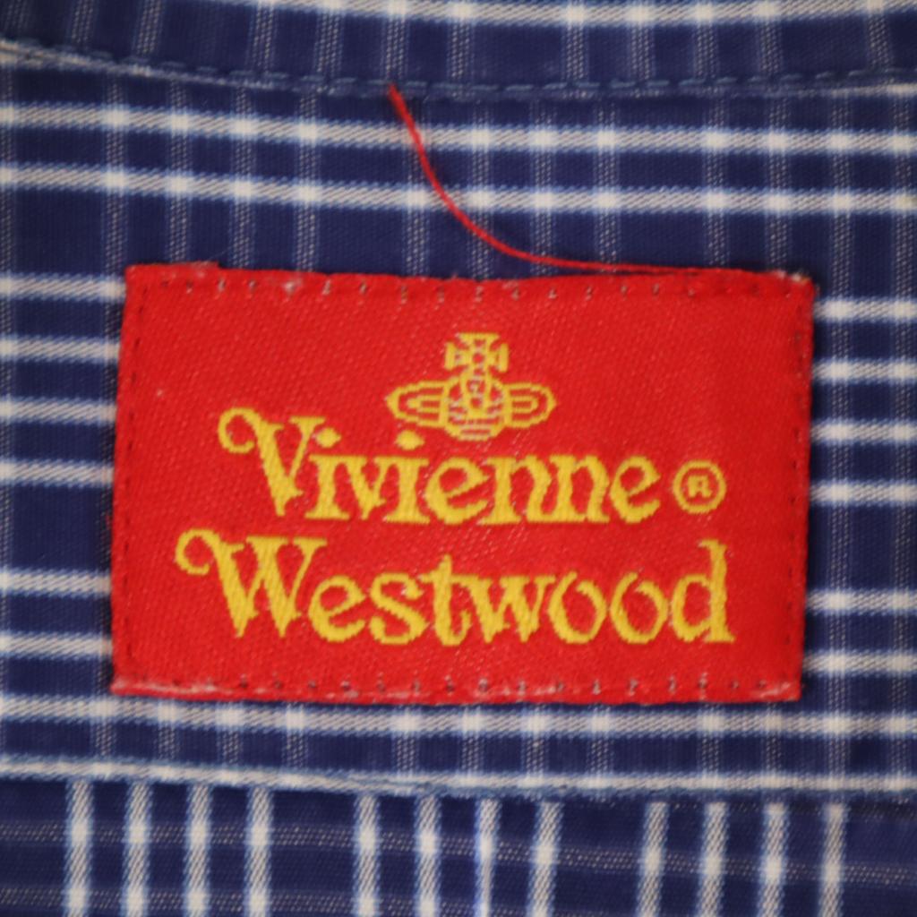 Vivienne Westwood Made in Italy Old Check Pattern Long sleeve shirt 1 Women Used