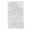 Blossoms Birds Silicone Mold Bicycle Fondant Molds Cake Decorating Tools Theme Cake Dessert Decorated Chocolate Candy Mold
