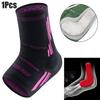 1Pcs Ankle Compression Sleeve for Women Men Ankle Brace with Silicone Gel  Toeless Compression Sock