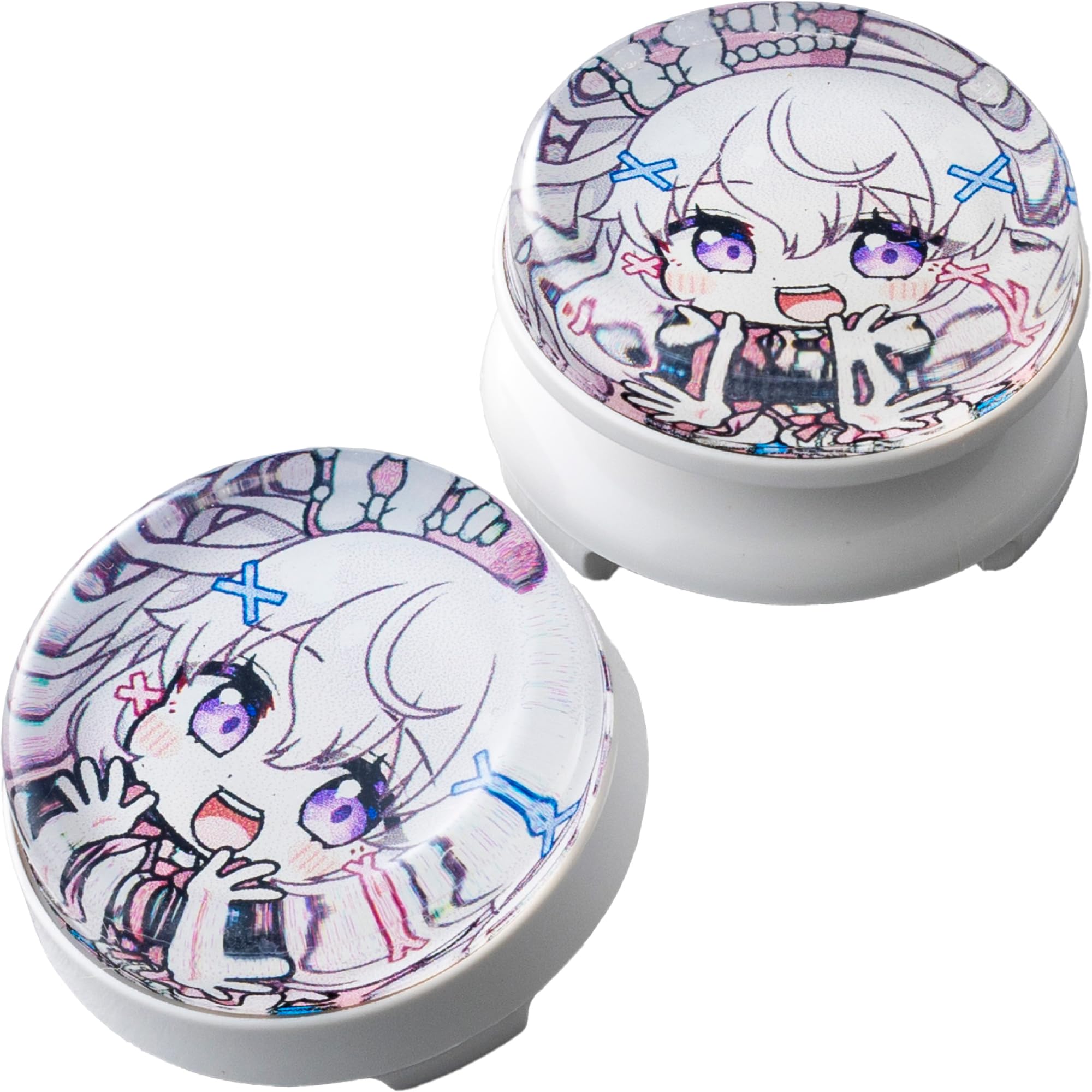 

Колаборація Wizard Room Colorful Freak Amaka Roronu, сумісна з PS4, PS5, Switch Pro (Увігнутий, А)