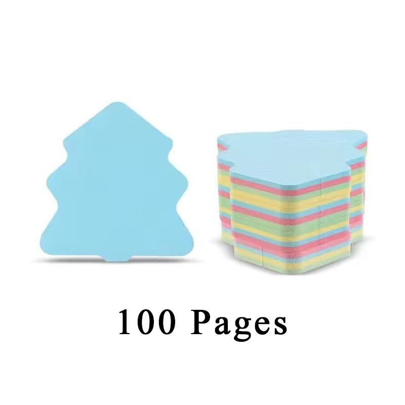 1Book Sticky Note Pads Stationery Paper Mixed Color Self-Adhesive School Office DIY Message Supplies Accessories Decorations ZYF