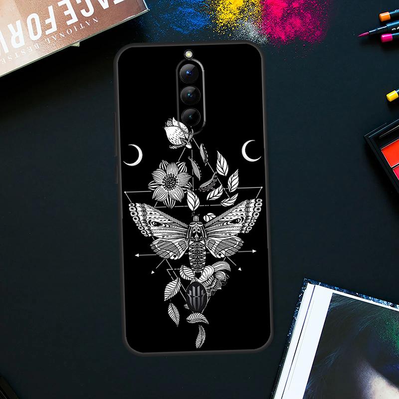 

Occult Witchcraft Moon Gothic Witch Case For ZTE Nubia Red Magic 9 8 8S Pro Plus RedMagic 6 7 Pro 6S 7S Pro 5S 6R 5G Back Cover Red Magic 6Pro