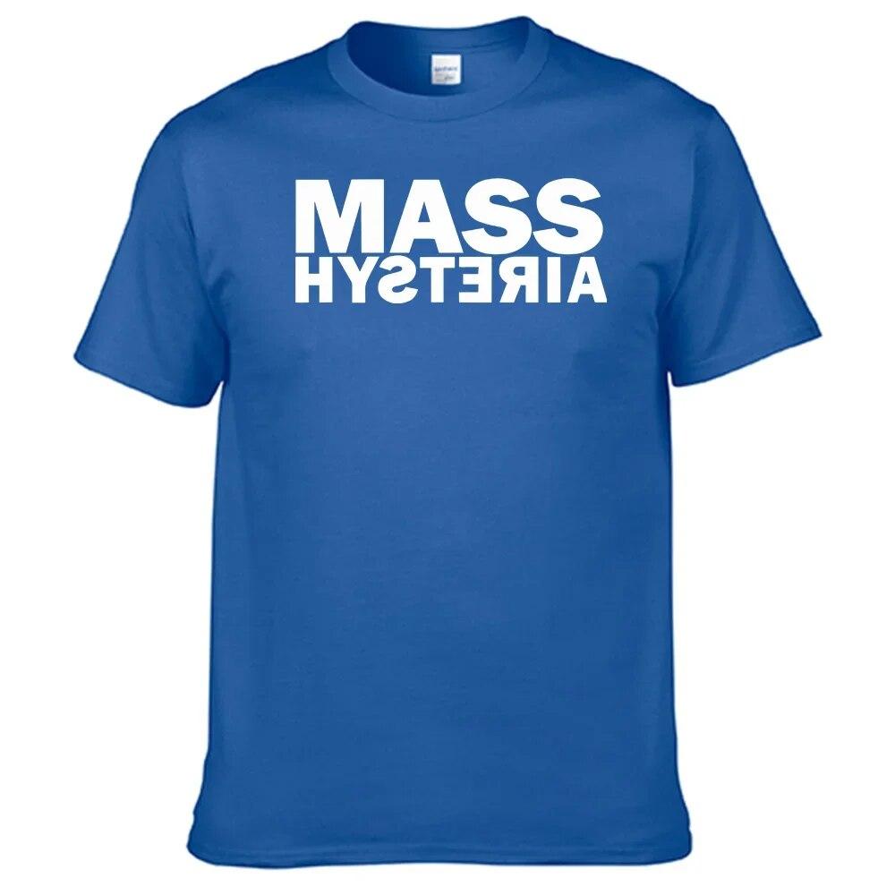 Mass Hysteria T Shirt Unisex 100% Cotton Unisex Women Shirt Top Sales N021