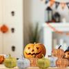 12Pcs Artificial Pumpkins Vegetable Photography Props for Fall Halloween Thanksgiving Porch Holiday Party Decorations
