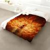 Movie Nezha Throw Flannel Throw Blanket: Soft Kid-Friendly Warm Anti-Static All Season Washable Couch Bed Home