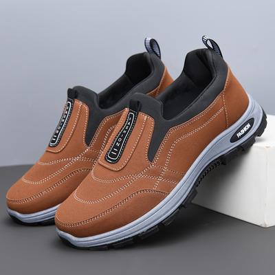 2025 Spring New Solid Color Versatile Single Shoe Mountaineering Shoes Soft Bottom Korean Edition Casual Walking Shoes