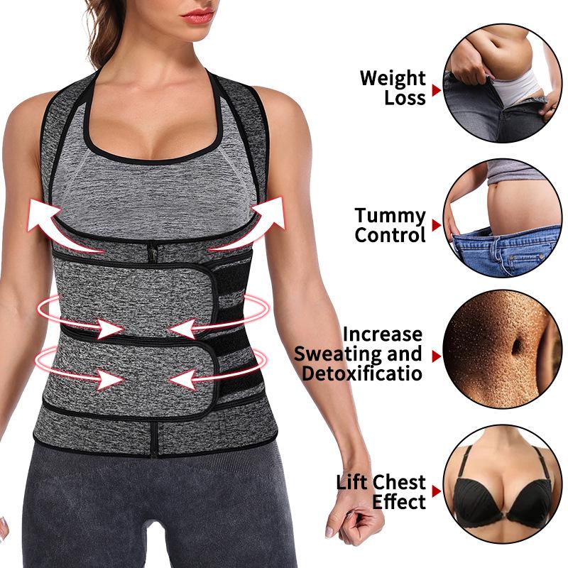 Women's Neoprene Sweat-Reducing Sauna Waist Trainer Vest