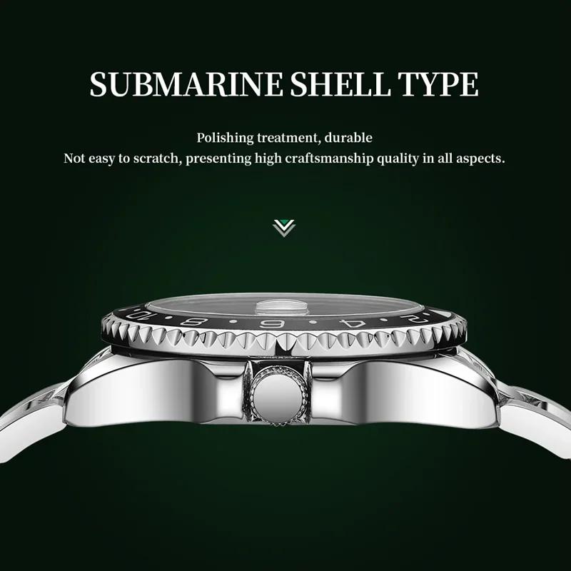 NIBOSI Luxury Mens Watches Stainless Steel Date Military Fashion Luminous Waterproof Quartz Wristwatches