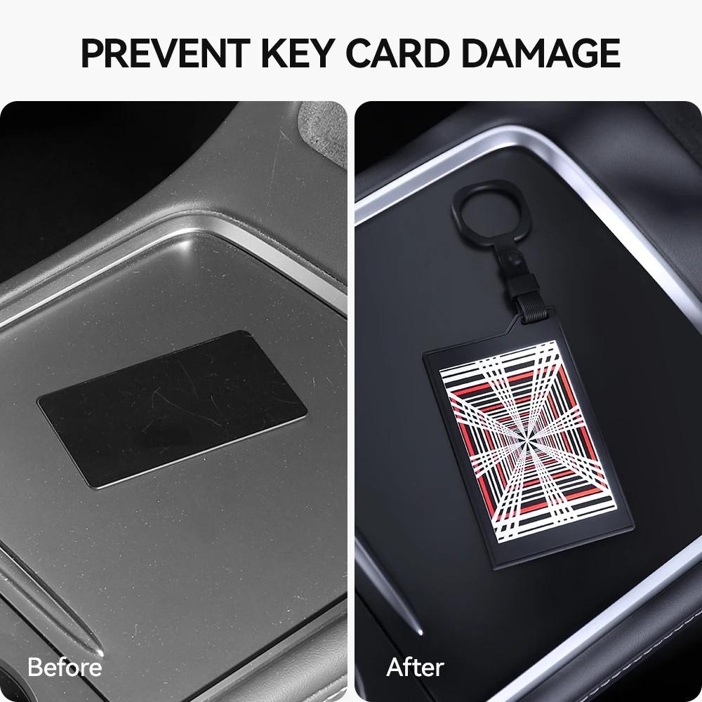 Car Smart Remote Key Card Cover Case Key Bag Shell Holder For Tesla All Model 3 Y Juniper Keychain Styling Accessories