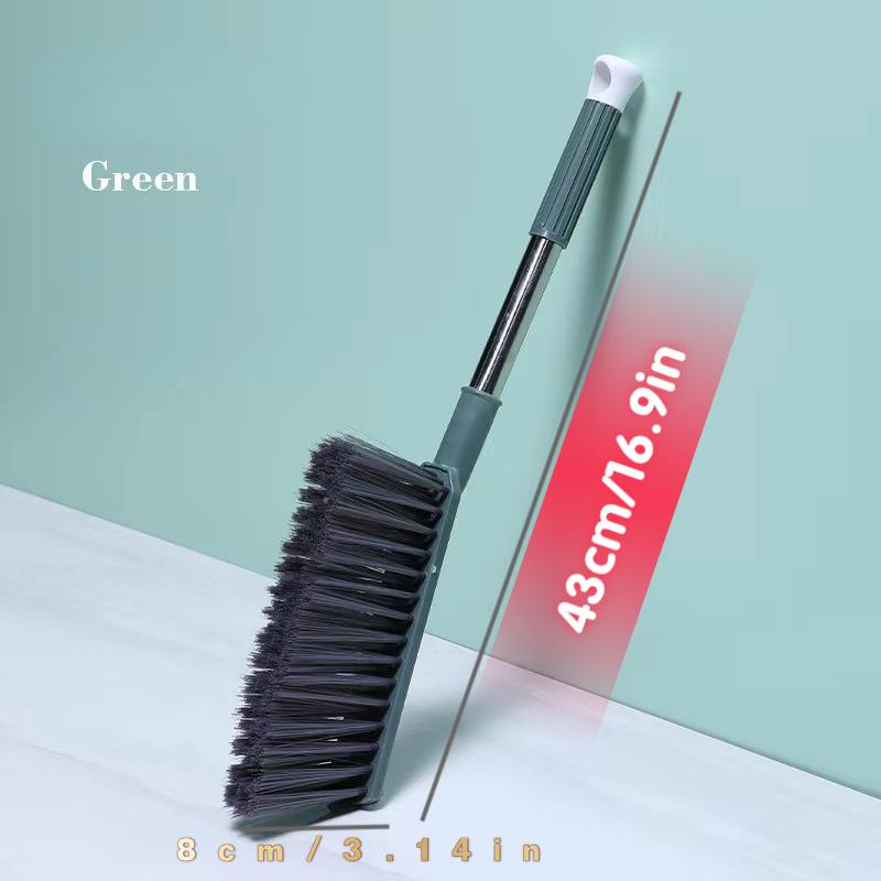 Household Bed Sweeping Brush, Sofa Cleaning Tool, Bedroom Stainless Steel Long Handle Soft Bristle Brush, Bed Broom.