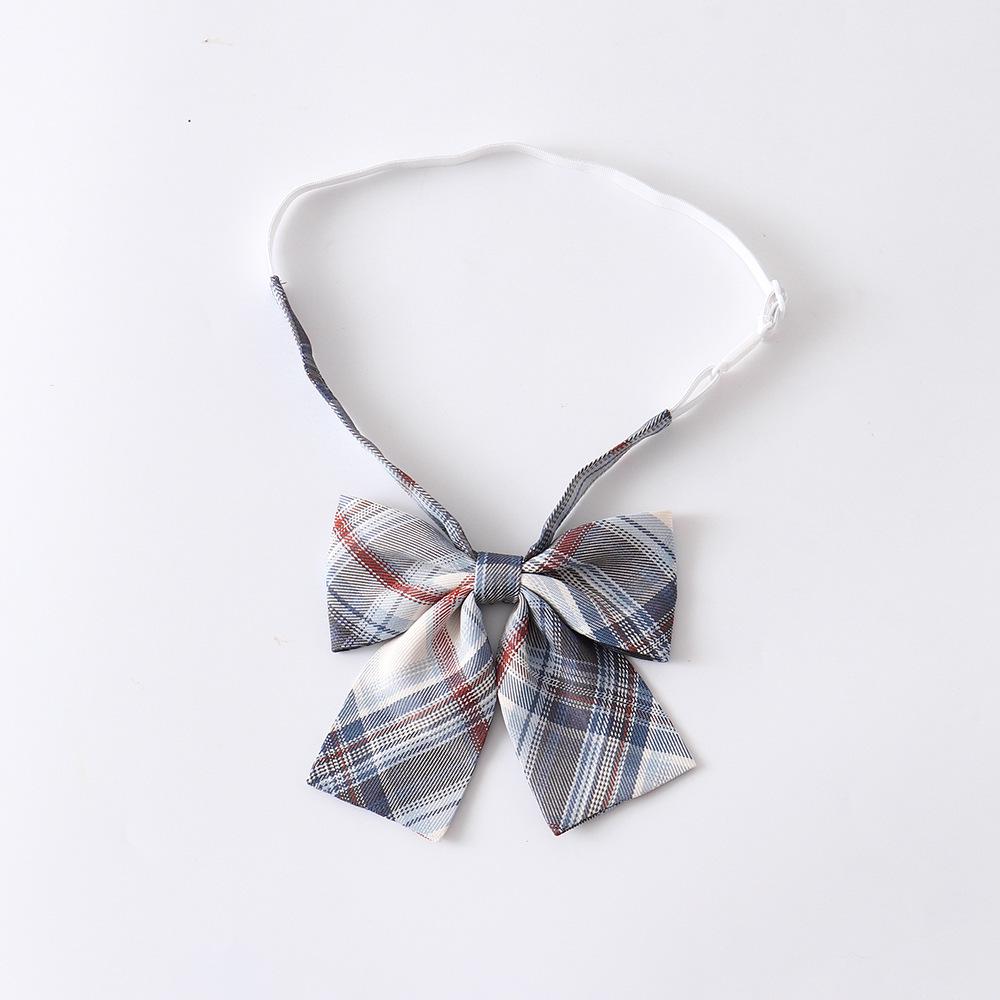 

Japanese Style High-Waisted Pleated Plaid School Uniform Skirt Accessory