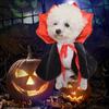 Adjustable Cat Cosplay Cloak Stand-collar Dogs Knight Cape Kitten Puppy Dress  All Saints' Day