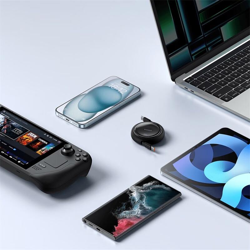 Baseus PD100W Ret retractable Dual Type-C Fast Charging Cable