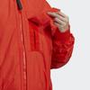 Adidas Solid Color Zipper Long Sleeve Jacket Women Jackets Orange H59970