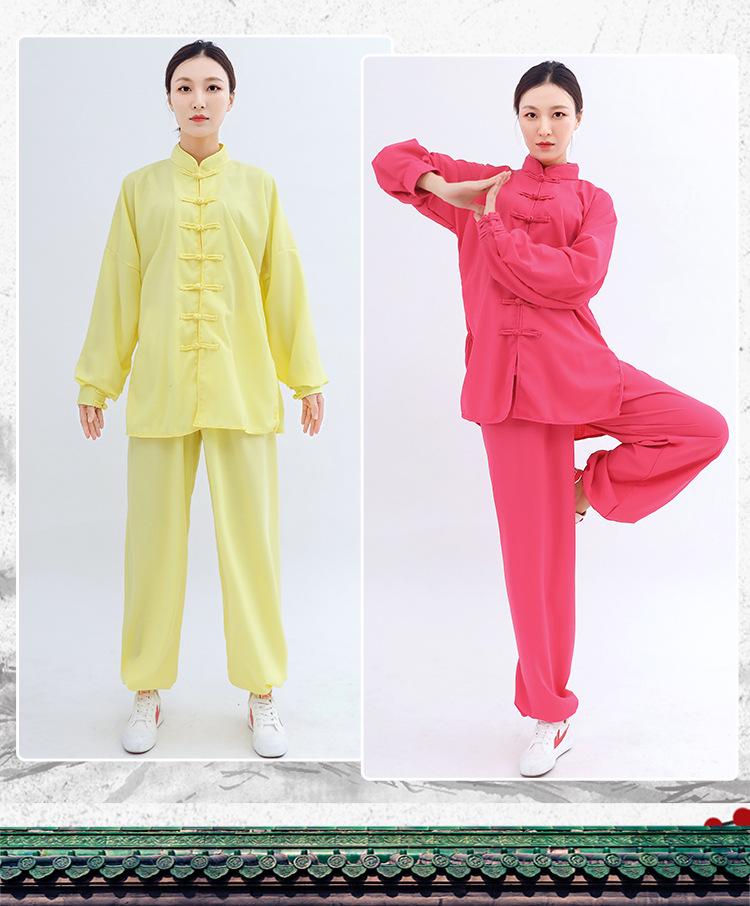 2024 Tai Chi Bamboo Linen Suit for Middle-Aged & Elderly - Ideal for Morning Exercise, Dance, or Wushu Practice