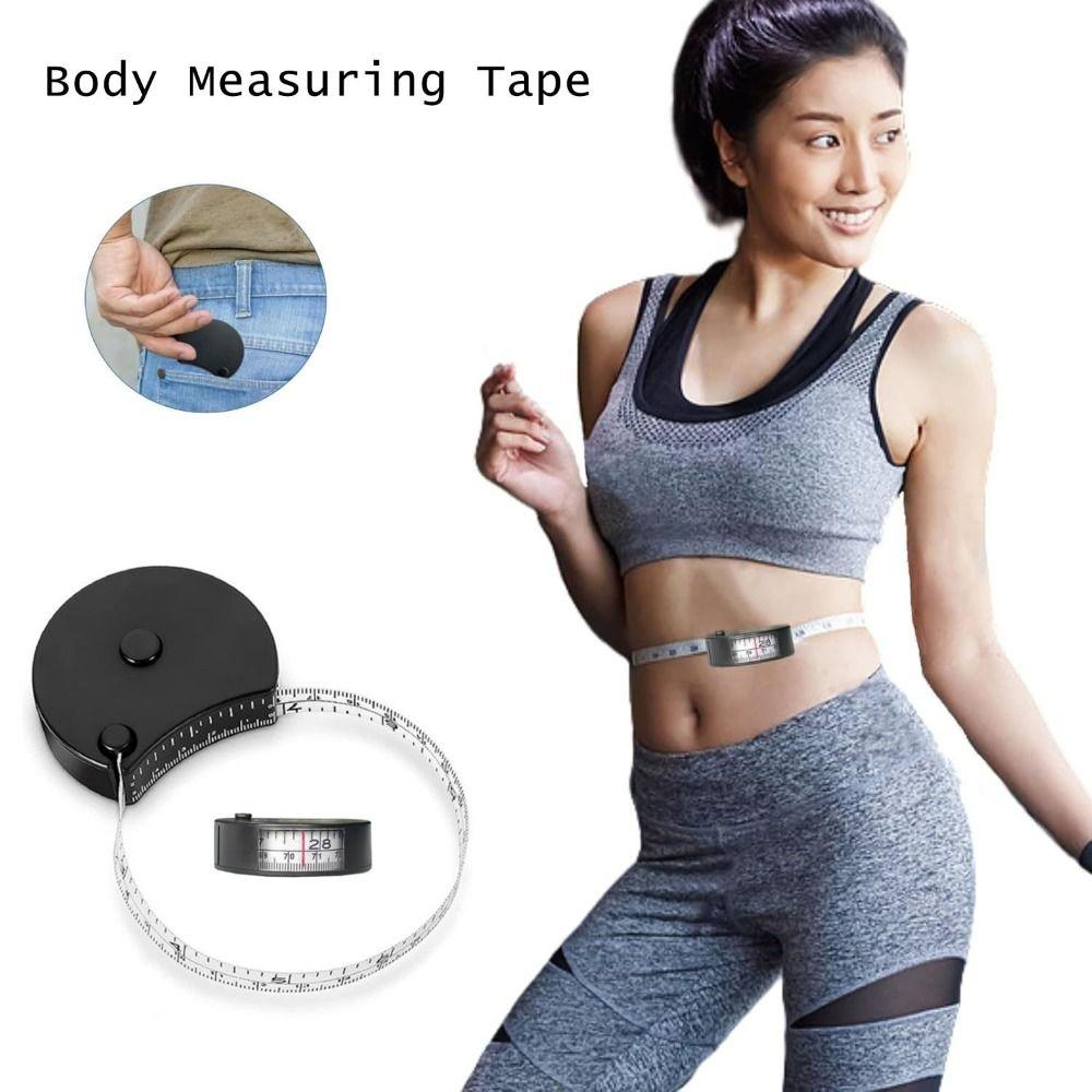 

Retractable Window Reading Soft Tape Measure with Locking Pin Measurement Sewing Ruler