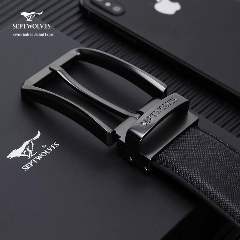 Septwolves Men s Business Leather Belt 110cm