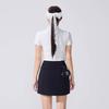 FAIRLIAR GOLF Lace Collar Puff T-Shirt (White)