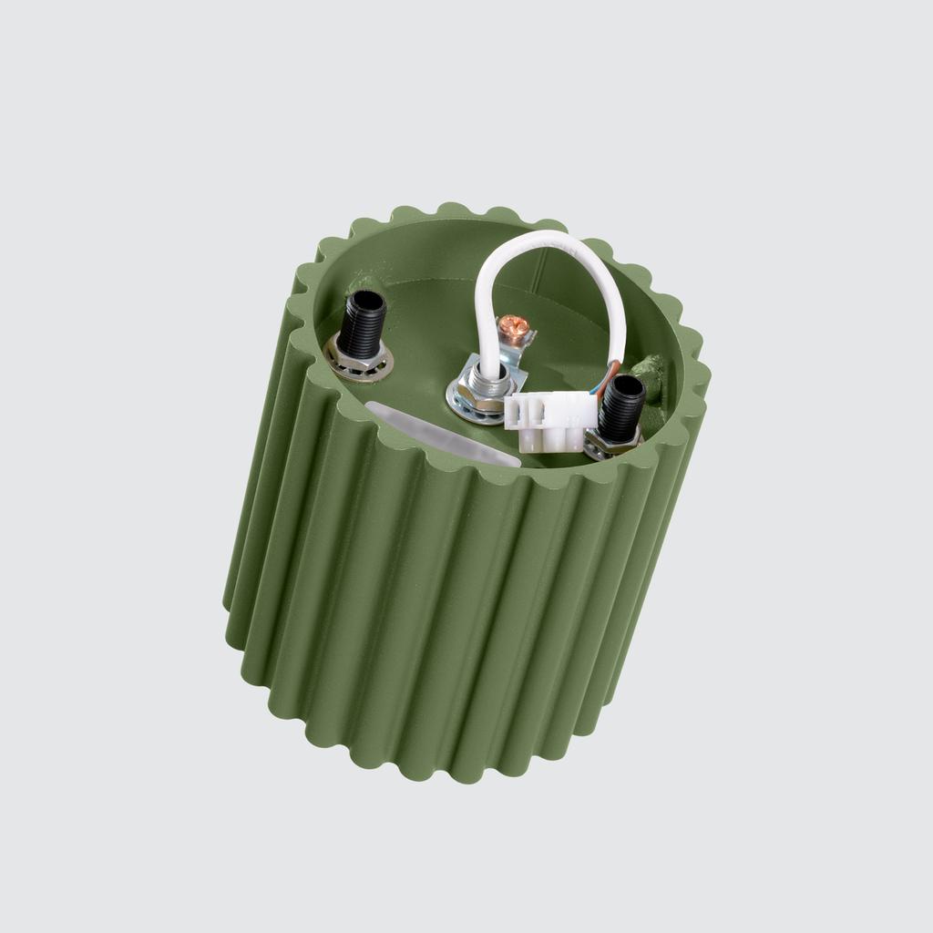 Plafon Aura 1 Gu10 Zielony Oliwkowy Alu Sollux Sl.1794