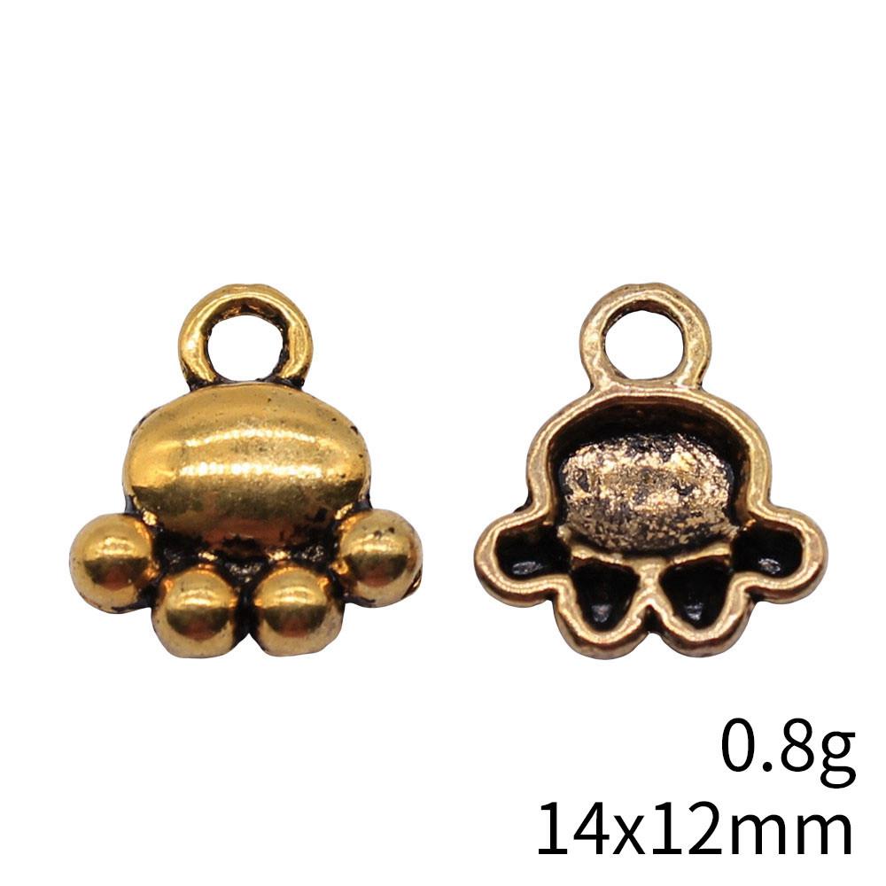 Back To School Charms Italian Bracelet Dog Paw Bear Paw Charms Pendant Clearance Sale Items Pendant Set
