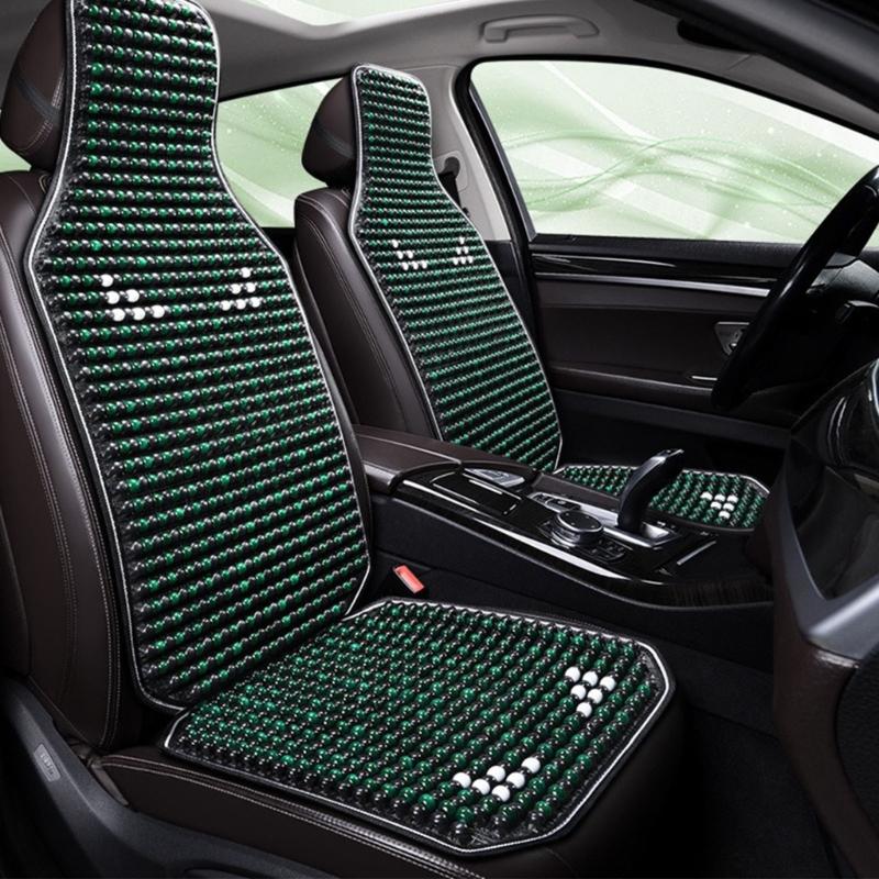 Ventilated Wooden Bead Chair Mat Color Option Durability Handmade Seat Pad Chair Cushion For Furniture Vehicle