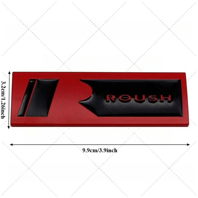 1Pc 3D Metal Roush Performance Badge Sticker Body Grill Trunk Emblem Decal for GT 500